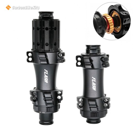 FLASH™️ 289g Road Disc Brake Nabe Ratchet Center Lock 20-20 Löcher für Carbon Speichen CSK02 / CSK08